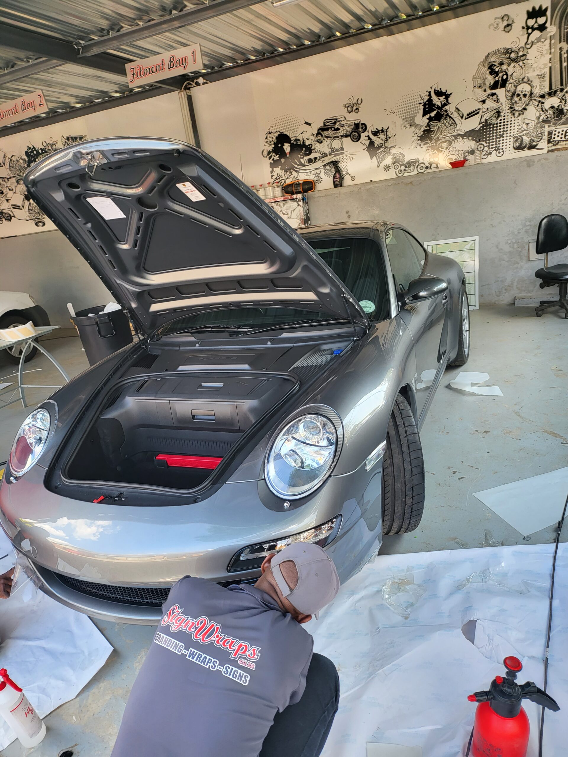 Paint Protection Film on Porsche 911 Bonnet