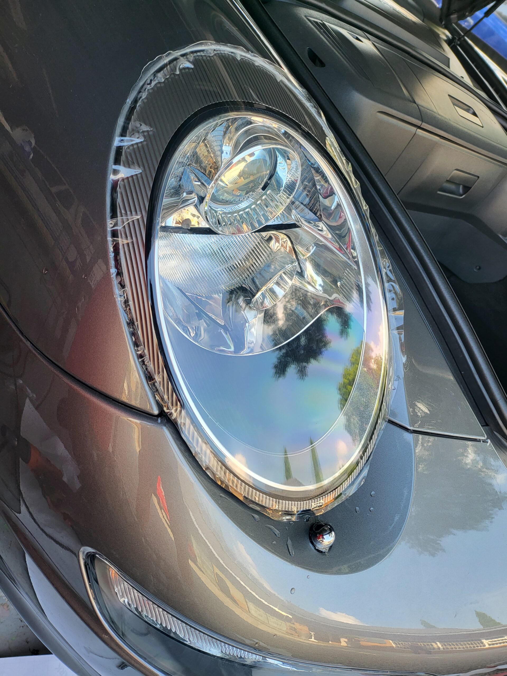 Paint Protection Film on  Porsche 911 lights